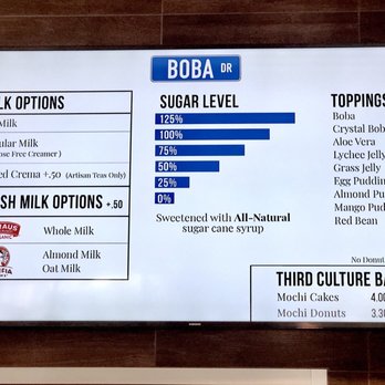Boba Drive - Menu - Bubble Tea Near Me - Sunnyvale, California