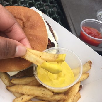 Hersheypark - 1906 Grill - Bacon Cheeseburger & Fries with Mustard "Happy National Mustard Day" - August 7 - Amusement Parks Near Me - Hershey, Pennsylvania Hersheypark - 1906 Grill - Bacon Cheeseburger & Fries with Mustard "Happy National Mustard Day" - August 7 - Amusement Parks Near Me - Hershey, Pennsylvania