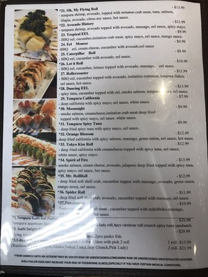 Menu photo 4 Flying Roll Duluth, GA