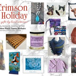 A Crimson Holiday - Our 2025 Postcard