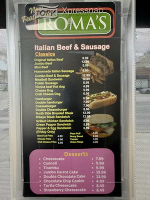 Roma's Italian Beef & Sausage by null