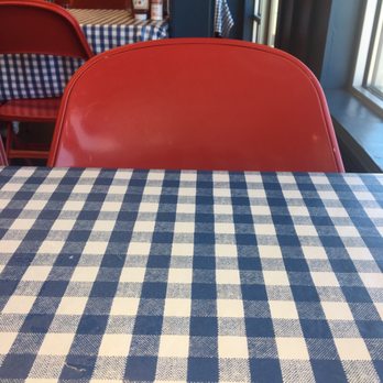Mighty Fine Burgers Cedar Park - Metal chairs - Burgers Near Me - Cedar Park, Texas