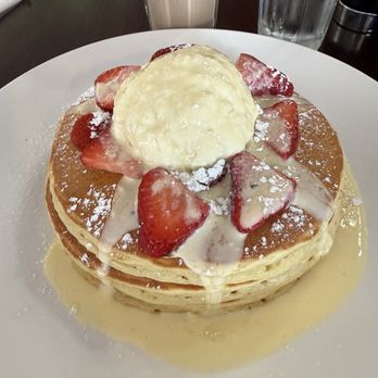 Lady C’s - Lemon twist pancakes, no whipped cream. Jasmine ganache is floral and a perfect touch - Breakfast & Brunch Near Me - Tarzana, California Lady C’s - Lemon twist pancakes, no whipped cream. Jasmine ganache is floral and a perfect touch - Breakfast & Brunch Near Me - Tarzana, California
