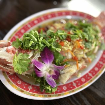 Blue Seafood Company - Whole Steamed Fish (With prepared Spicy Fish Sauce) - Seafood Near Me - Honolulu, Hawaii Blue Seafood Company - Whole Steamed Fish (With prepared Spicy Fish Sauce) - Seafood Near Me - Honolulu, Hawaii