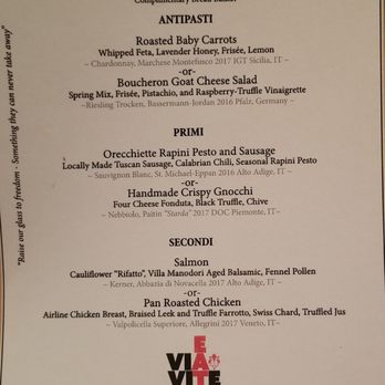 Via Vite - Special Feb 2019 - Italian Near Me - Cincinnati, Ohio Via Vite - Special Feb 2019 - Italian Near Me - Cincinnati, Ohio