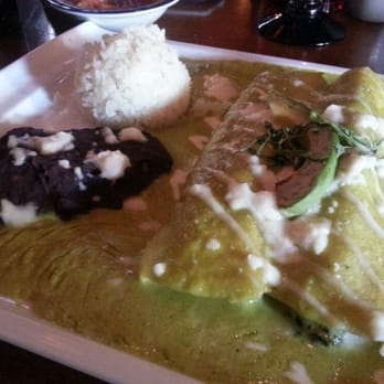 Gabbi's Mexican Kitchen - enchiladas camarron. garlic rice. - Mexican Near Me - Orange, California