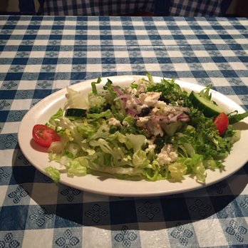 Mikonos Restaurant - Beautiful salad after 15 minutes no silverware. Great. - Greek Near Me - Ewing, New Jersey Mikonos Restaurant - Beautiful salad after 15 minutes no silverware. Great. - Greek Near Me - Ewing, New Jersey