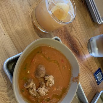 Bartaco - Gazpacho with gluten-free croutons - Tacos Near Me - Raleigh, North Carolina