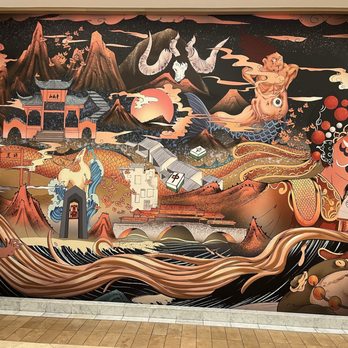 Mian - Mural outside restaurant - Noodles Near Me - Costa Mesa, California