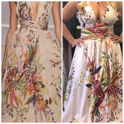 Jose' Tailor - this was my inspiration - the Valentino dress on the left