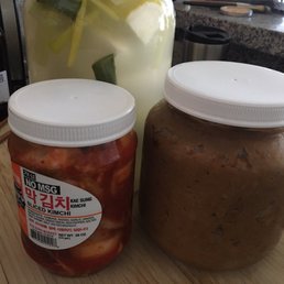 Dongchimi, kimchi, and dwoenjang (soybean paste) Dongchimi, kimchi, and dwoenjang (soybean paste)