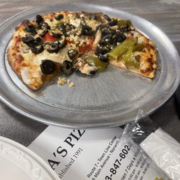 Veggie pizza, personal size Veggie pizza, personal size