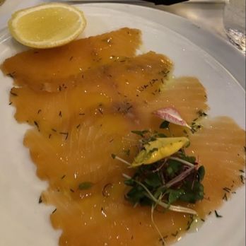 La Nouvelle Maison - House Cured & Smoked Organic Loch Duart Salmon - French Near Me - Boca Raton, Florida