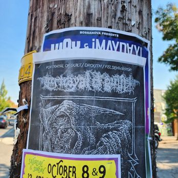 Just Bob. - a poster on a telephone pole - Cafes Near Me - Portland, Oregon Just Bob. - a poster on a telephone pole - Cafes Near Me - Portland, Oregon