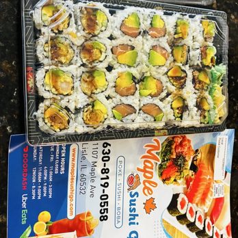 Maple Sushi Go - Menu & my 3 Rolls Special (pick any 3 rolls from their list of 24 rolls) - Sushi Bars Near Me - Lisle, Illinois Maple Sushi Go - Menu & my 3 Rolls Special (pick any 3 rolls from their list of 24 rolls) - Sushi Bars Near Me - Lisle, Illinois