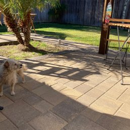 Paverstones on patio