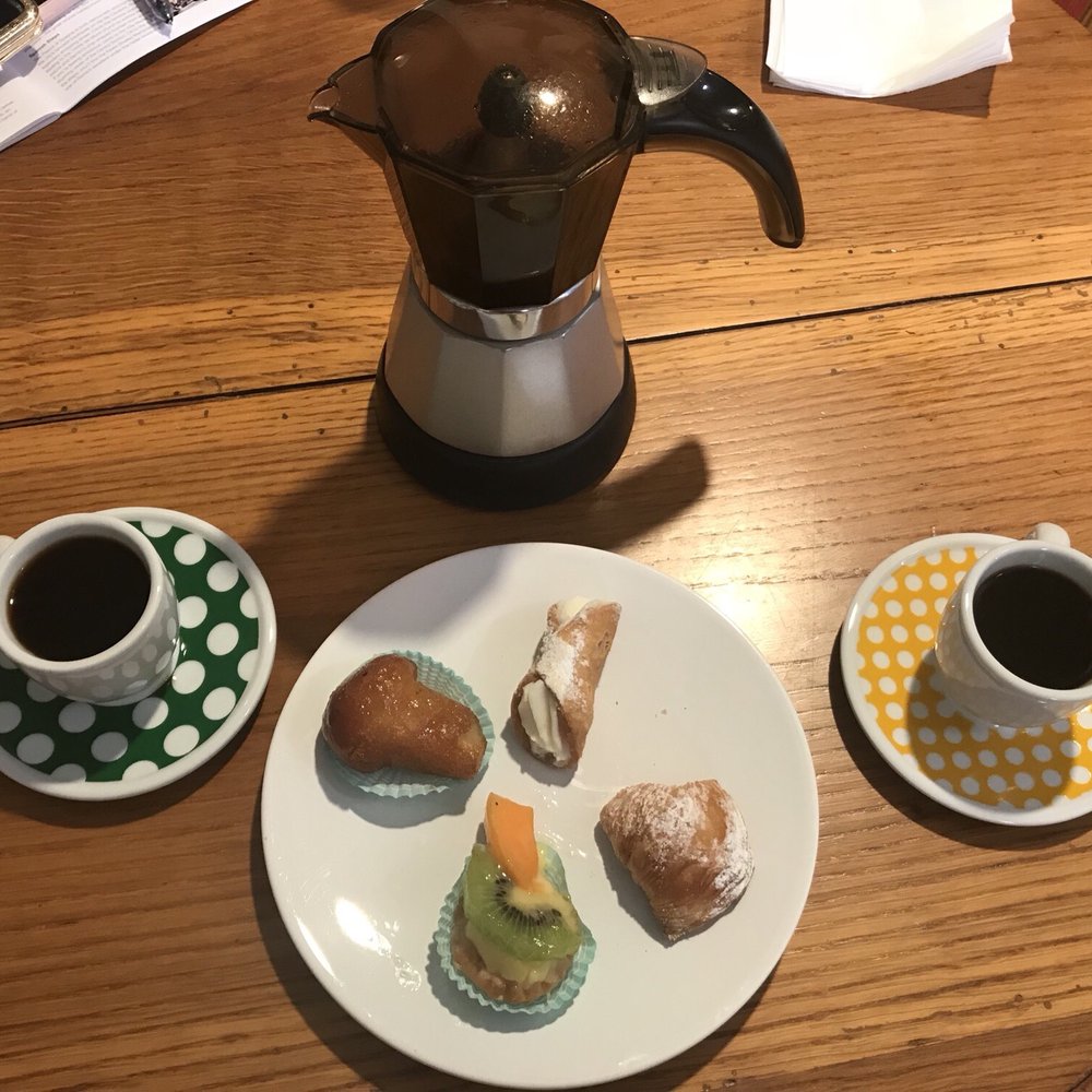 Dolce e Fantasia - The four mini pastries from our bnb host (We made some caffe to go with it) - Bakeries Near Me - Rome, RM Dolce e Fantasia - The four mini pastries from our bnb host (We made some caffe to go with it) - Bakeries Near Me - Rome, RM