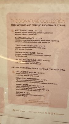 Menu photo 8 Cafe Lola Las Vegas, NV