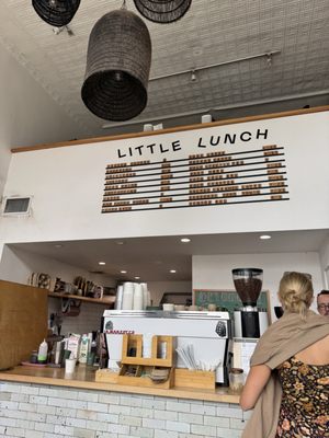 little lunch coffee + snacks by null