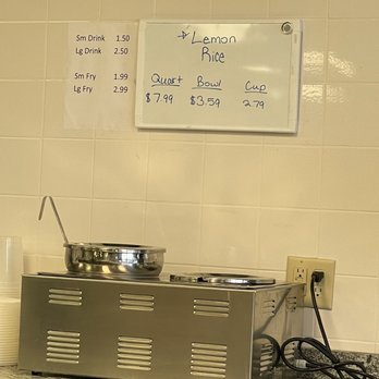 Winfield Gyros - a sign on a wall above a stove - Hot Dogs Near Me - Crown Point, Indiana
