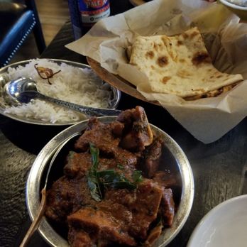 Blue India - Goat, naan, rice - Indian Near Me - Atlanta, Georgia Blue India - Goat, naan, rice - Indian Near Me - Atlanta, Georgia