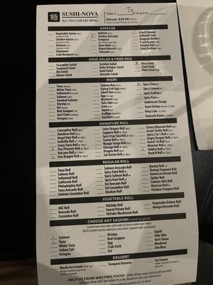 Menu photo 3 Sushi Nova Orland Park, IL
