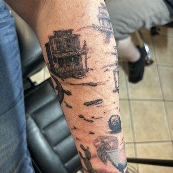 Inktown Tattoo Studio - Part of my half sleeve - Tattoo Near Me - El Mirage, Arizona