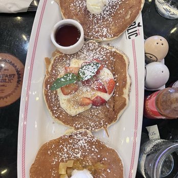 Breakfast Republic - Flight of pancakes were delicious - Breakfast & Brunch Near Me - San Diego, California