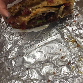 American Melts - C.A.T - chicken avocado tomato I added bacon. - Sandwiches Near Me - Kenilworth, New Jersey American Melts - C.A.T - chicken avocado tomato I added bacon. - Sandwiches Near Me - Kenilworth, New Jersey