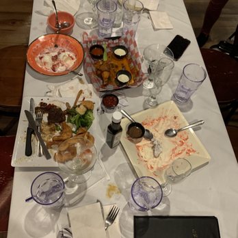 Boulder View Tavern - An uncleared table, I guess they were too busy with 3 servers and 9 tables. - American Near Me - Lake Harmony, Pennsylvania Boulder View Tavern - An uncleared table, I guess they were too busy with 3 servers and 9 tables. - American Near Me - Lake Harmony, Pennsylvania