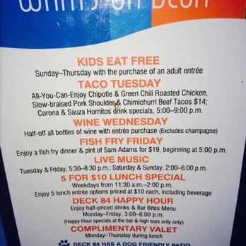 Deck 84 - Happy hour menu - New American Near Me - Delray Beach, Florida Deck 84 - Happy hour menu - New American Near Me - Delray Beach, Florida