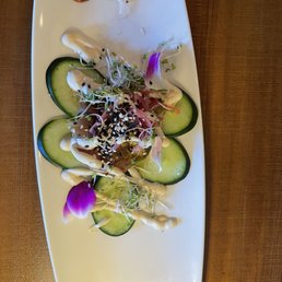Tuna tartar. Tuna tartar.