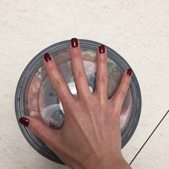 Hannah's Kitchen - My extremely small hands bigger than this overpriced $12 salad. - Middle Eastern Near Me - Boca Raton, Florida