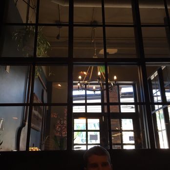Old Town Tap - Cool light and windows in entry way. - Pizza Near Me - Truckee, California