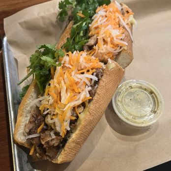 Nguyen's Kitchen - House Marinated Chicken Sandwich - Vietnamese Near Me - Orange, California