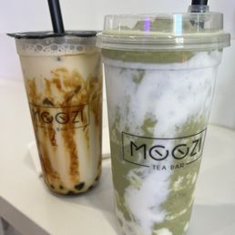 Brown Sugar Boba Milk & Matcha Swirl Brown Sugar Boba Milk & Matcha Swirl