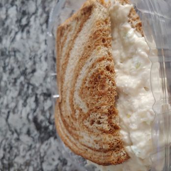 Soup Kitchen Express - Half Chicken salad. Good but to creamy and sweet for me - Cafes Near Me - Knoxville, Tennessee