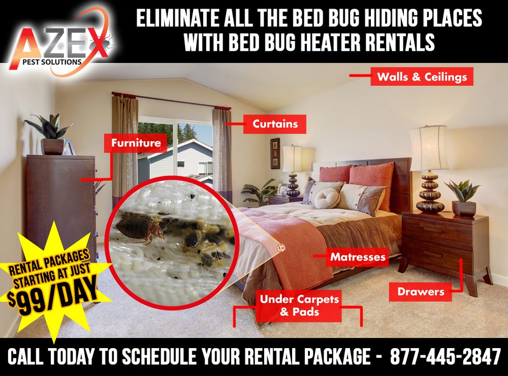 RENT BED BUG HEATERS ARIZONA 5230 W Luke Ave, Glendale, Arizona Pest Control Phone Number