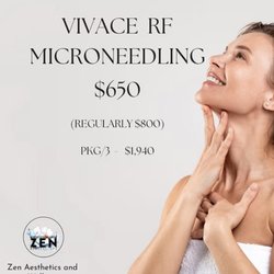 Zen Aesthetics and Wellness - Vivace RF Microneedling