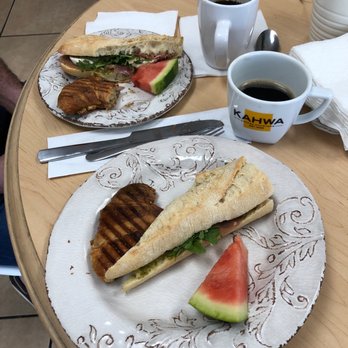 Cafe Soleil - "The Claude and a Roast Beef and Muenster Croissant" Delish!! - Bakeries Near Me - St. Pete Beach, Florida