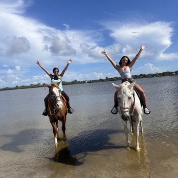 Florida Beach Horses - My daughter and I - Beaches Near Me - Bradenton, Florida
