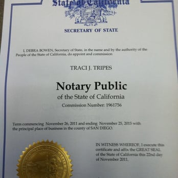 Traci J Tripes, Notary Public - California State Notary Public since 2011. - Notaries Near Me Traci J Tripes, Notary Public - California State Notary Public since 2011. - Notaries Near Me
