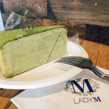 Lady M Cake Boutique - Green tea mille crepe - Bakeries Near Me - Tysons, Virginia Lady M Cake Boutique - Green tea mille crepe - Bakeries Near Me - Tysons, Virginia