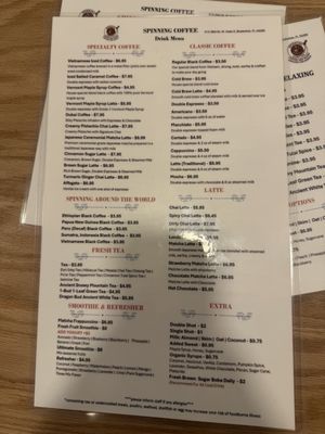 Menu photo 2 Spinning Coffee Bradenton, FL