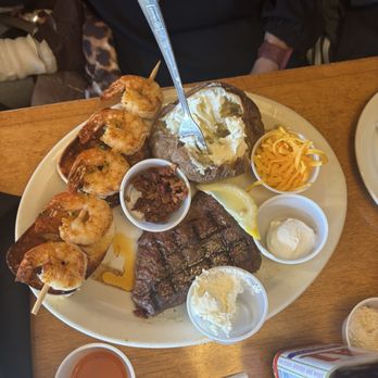 Texas Roadhouse - Grilled Ribeye* 12oz & Grilled Shrimp - Steakhouses Near Me - Indianapolis, Indiana Texas Roadhouse - Grilled Ribeye* 12oz & Grilled Shrimp - Steakhouses Near Me - Indianapolis, Indiana