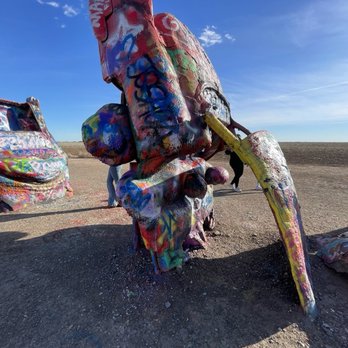 Cadillac Ranch - Cadillac convertible - Landmarks & Historical Buildings Near Me - Amarillo, Texas