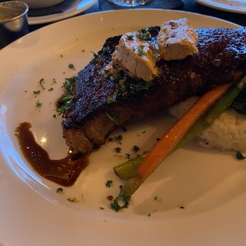Chop House Alaska - New York Strip with red pepper butter - Steakhouses Near Me - Wasilla, Alaska