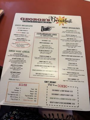 Menu photo 8 George's Corner St George, UT