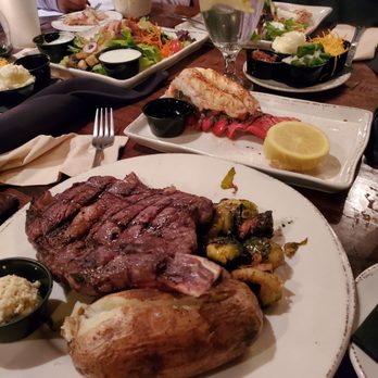 Oakside - Bone-in rib-eye! & lobster - Seafood Near Me - Big Bear Lake, California