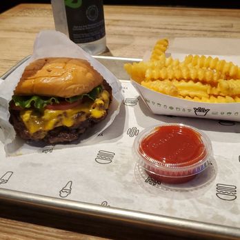 Shake Shack Garden State Plaza - Shake shack double cheeseburger with house fries - Burgers Near Me - Paramus, New Jersey Shake Shack Garden State Plaza - Shake shack double cheeseburger with house fries - Burgers Near Me - Paramus, New Jersey